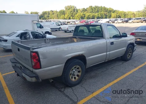 2006 Chevrolet Silverado 1500 Work Truck из США, поврежденный, VIN 3GCEC14X86G201224